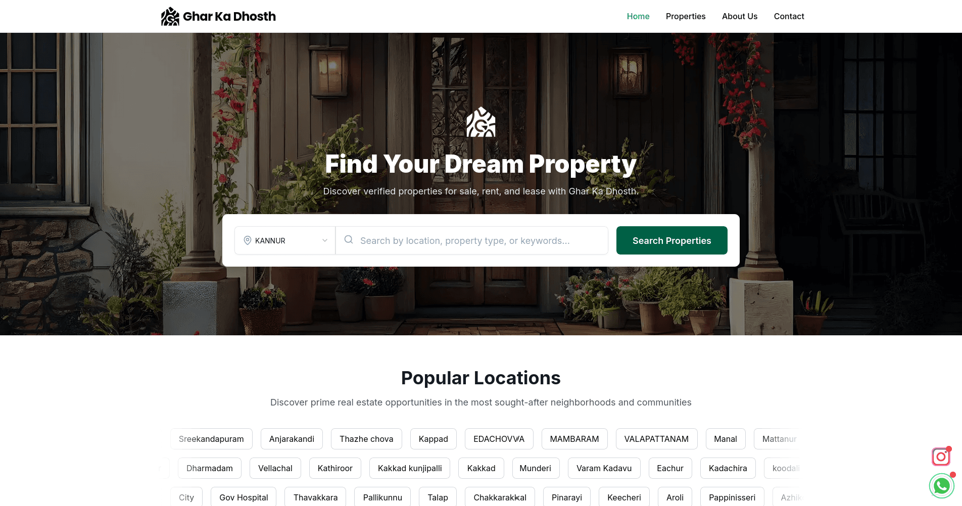 Ghar Ka Dhosth - Real Estate Platform